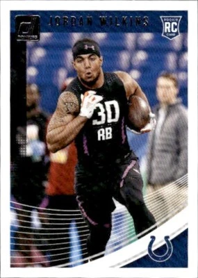 2018 Donruss #381 Jordan Wilkins RC Indianapolis Colts Football - Image 1 of 2