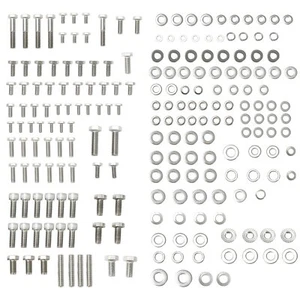 Juego de pernos de motor para SBC Chevy bloque pequeño de acero inoxidable 283 327 350 400 - Imagen 1 de 4