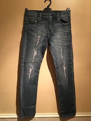 Levis 520 Blu Denim Jeans Conici Fit Extreme Unisex Bambino Taglia 14/W28 • 11.85€
