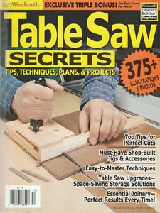WOODSMITH MAGAZINE SPECIAL ISSUE *TABLE SAW SECRETS* 2010 - Imagen 1 de 1