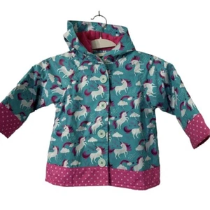 Western Chief Girls Unicorn Rain Coat Size 2T Outdoor School Fun - Picture 1 of 4