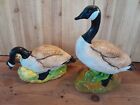 Vintage Holland Mold Pair Canadian Geese Large Set Mother Goose With Goslings