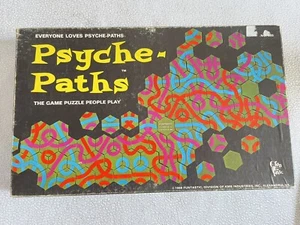 HTF Psyche-Paths Funtastic Puzzle Board Game 1969 Vintage Kitsch 60s 70s Retro - Picture 1 of 3