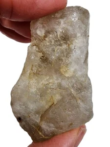 Rutilated Quartz Crystal Natural Rough Brazil 42.4 grams - Picture 1 of 3