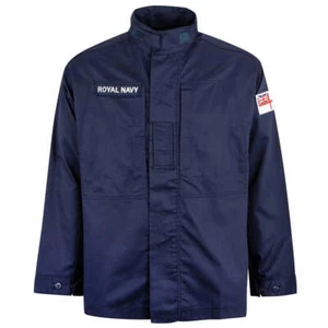 British Royal Navy FR RN warm weather combat jacket Grade 1 blue - Picture 1 of 5
