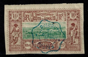 Timbre des Côte de Somalis N° 10 oblitéré - Imagen 1 de 1