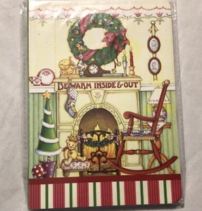 Mary Engelbreit Christmas Soft Cover Paper Journal Warm Inside & Out New - Picture 1 of 1