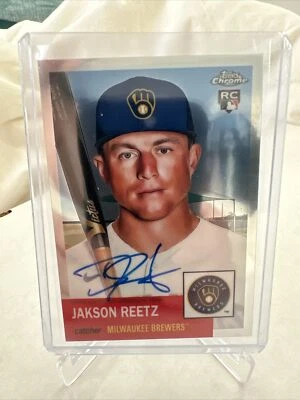 Jakson Reetz 2022 Topps Chrome Platinum #CPA-JRE Rookie Auto - Image 1 of 2