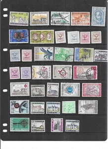 BELGIUM 1963-1968. SELECTION OF 36. VERY FINE USED. AS PER SCAN. - Picture 1 of 3