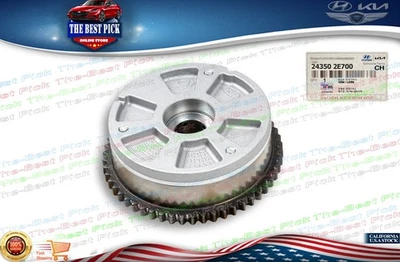 ⭐GENUINE⭐ Intake CVVT Gear FOR 14-20 HYUNDAI 17-20 KIA 1.8L & 2.0L 243502E700 - Image 1 of 4