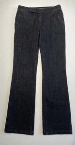 Ralph Lauren Jeans Co Women’s Size 2 Black Denim Wide Leg Jeans Trousers Hi-Rise - Picture 1 of 8