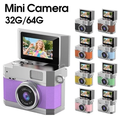 Thumb-Sized Flip Screen Mini Camera - Digital Retro CCD High-Definition U K. - Image 1 of 4