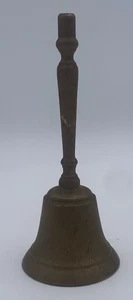 Campana de mano vintage de latón - Imagen 1 de 4