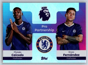 2025-26 Topps EPL Chelsea Enzo Fernandez /Moises Caicedo Pro Partnership Foil - Picture 1 of 2
