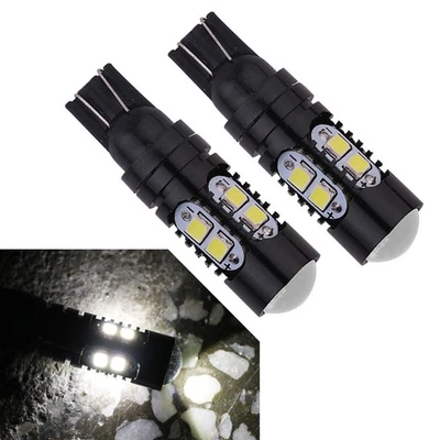 LED Bulbs Bright Lights White Lamps For T10 2323 10-SMD 12V 24V 2x Auto - Image 1 of 4