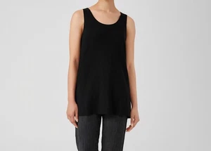 NWT Eileen Fisher System Organic Linen Jersey Long Tank - XL Ret $108 - Picture 1 of 10