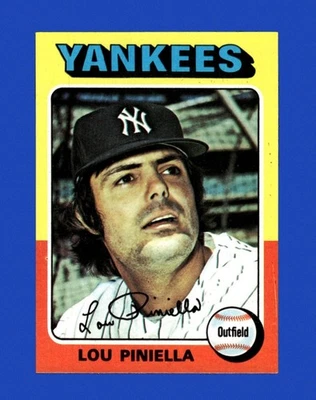 Topps Set-Break #217 1975 Lou Piniella casi nuevo-como nuevo o mejor *GMCARDS* Foto 1 de 2