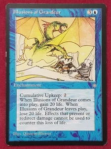 Magic The Gathering ICE AGE ILLUSIONS OF GRANDEUR blue card MTG - Bild 1 von 2
