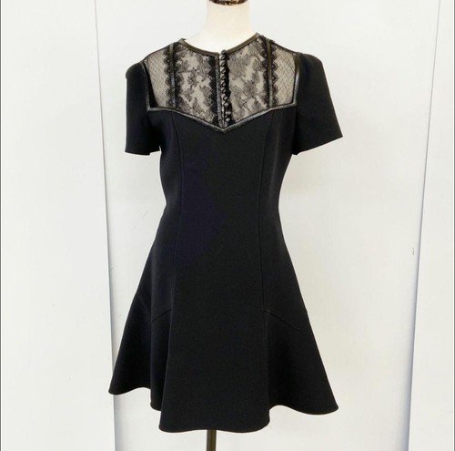 LOUIS VUITTON（LV） Abito Louis Vuitton nero lana seta 36 m6_0711