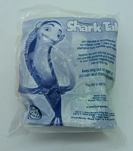 NIB NIP SHARK TALE 2004 Burger King Whale Toy Figure NEW IN BAG - Picture 1 of 3