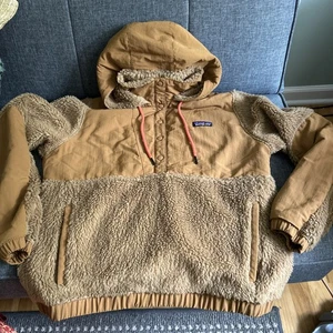 Patagonia Shelled Retro-X Sherpa Fleece Pullover Jacket, Women’s Medium M Brown - Picture 1 of 10