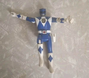 Mighty Morphin POWER RANGERS BILLY Blue Ranger 5" Flip Head Figure Bandai 1993 - Picture 1 of 7