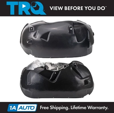 TRQ Inner Fender Liner Set Fits 2005-2010 Dodge Dakota 2011 Ram - Image 1 of 4