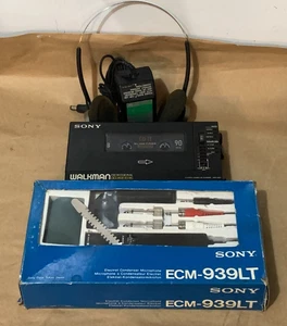 Sony WM-D6C Walkman Professional Cassette Player + ECM-933LT Mikrofon - Bild 1 von 5