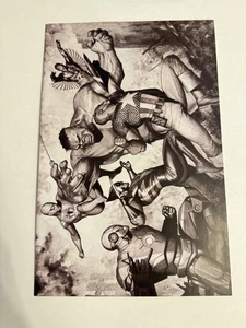 Incredible Hulk #181 Facsimile Adi Granov Black & White Virgin Variant Frankie's - Picture 1 of 2