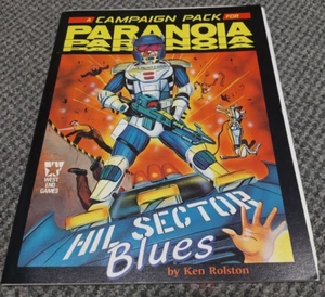 Paranoia RPG Campaign Pack Hil Sector Blues - West End Games 80109 - Cards Cut - Picture 1 of 7