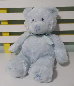 RUSS TEDDY BEAR MY FIRST TEDDY BLUE 38CM - Picture 1 of 3