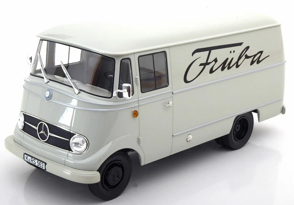 Mercedes-benz L319 Furgone anno di costruzione 1957 Grigio chiaro 1 18 Norev