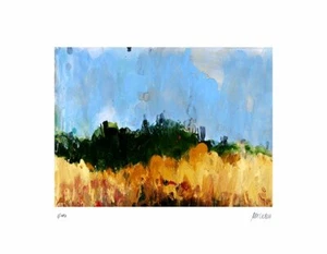 Original Giclee Print Armin Mueller Stahl " Weizenfeld  handsigniert Zertifikat - Bild 1 von 1