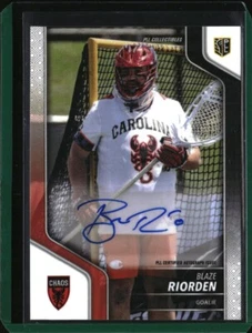 2024 PLL Collectibles Premier Lacrosse Autograph Auto #77 Blaze Riorden - Bild 1 von 2