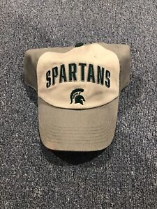 NWT MSU Michigan State Spartans Captivating Headwear Hat Adjustable Gray