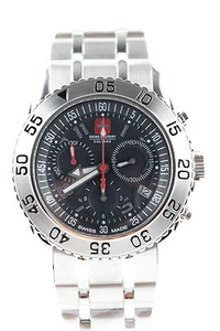 Swiss Military Calibre Catalina Herrenuhr Chronograph Datum Edelstahlband - Bild 1 von 12