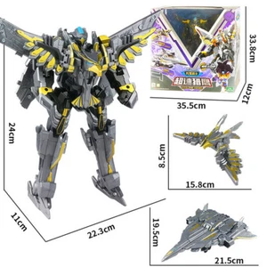 TOBOT V GD Silver Cyclone Hawk Transform Robot 2 in 1 Vehicle Jet Plane Toy Gift - Picture 1 of 8