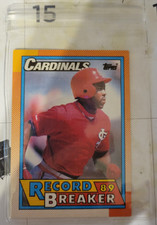 Vince Coleman 1990 Topps Record Breaker 89 Baseball Card #6