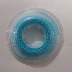 5 rollos de ortodoncia dental elástica goma aparatos ortodoncia bandas azul cielo - Imagen 1 de 4