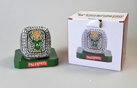 2021 Milwaukee Bucks Bango's Championship Ring Collection In Box Cover