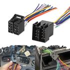 16 Pin ISO Radio Wire Harness Adapter (Pair, Male &amp; Female) Fits for Peterbil...
