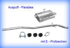 Abgasanlage Auspuff Für Peugeot 406 2.0 Hdi 90 Limo. Typ 8B 66Kw / 90Ps + Kit