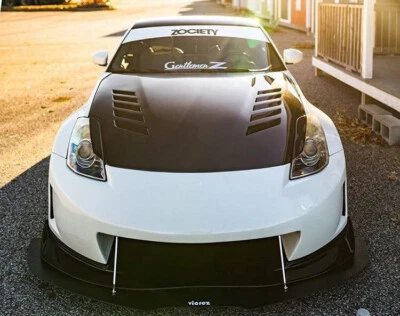 Carbon Fiber Hood Astek For 03-08 2dr Nissan 350Z Vis Racing Sports - Image 1 of 4