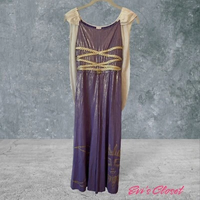 Mystical Goddess Halloween Costume Jump Suit Girls Size M Cape Crown Moon Sun - Image 1 of 4