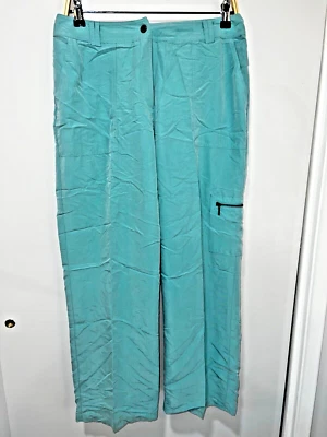 Pantalones NORTON STUDIO MUJER Talla 10 PANTALONES VERDE AZULADO Pierna Ancha Foto 1 de 4