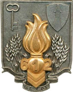 612° Groupe du Commissariat Armée de Terre, épingle sertie, Drago 3277 (4428) - Imagen 1 de 2