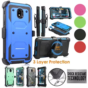 Galaxy J3 2018 Star/Orbit Ganzkörper robuste Holster Defender Hülle + Displayschutz - Bild 1 von 43