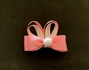 Easter Bunny Hair Bow - Picture 1 of 3