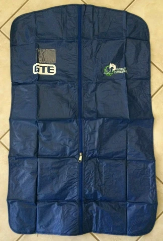 Dallas Mavericks Vintage Garment Travel Bag - Retro Logo 90's Souvenir Giveaway Cover
