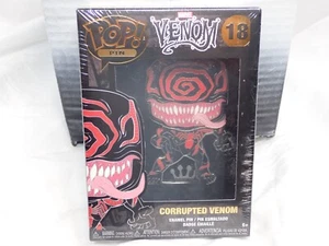 FUNKO POP! PIN Marvel - Corrupted Venom Enamel Pin #18 NEW Almost 4" tall! - Picture 1 of 3